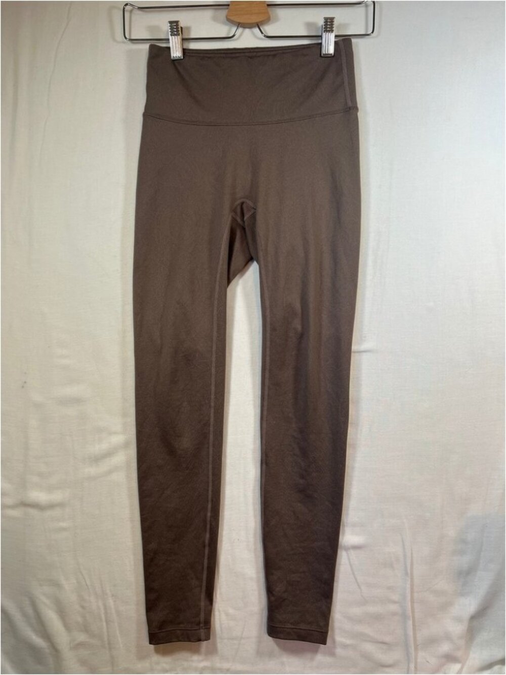 Mulawear Cocoa Brown Paisley Embossed Highโ Waist Leggings Size 4